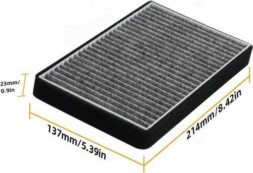 Vista 6 de CF8791A(CP791) Filtro de aire de cabina con carbón activado compatible con Cadillac Escalade 2002, Chevy Avalanche/Silverado/Suburban, GMC