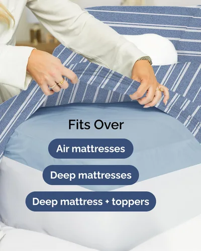 Vista 460 de Extra Deep Twin XL Sheet Set - 3 Piece College Dorm Room - White 01-Blanco