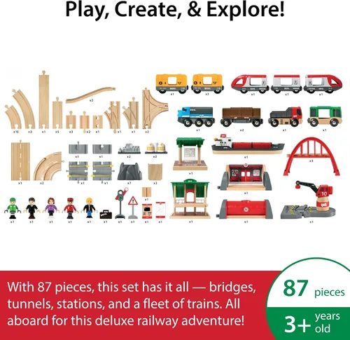 Vista 2 de Juego de ferrocarril de lujo Brio 33052