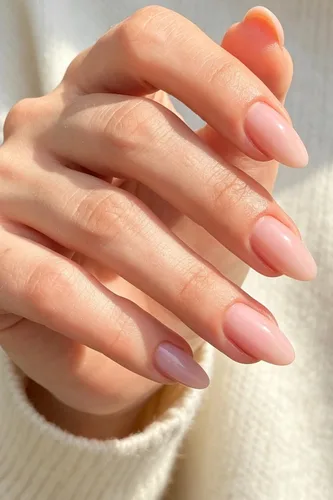 Vista 25 de AzureBeauty - Uñas cortas a presión con forma de almendra, color azul Marrón Amarillo Púrpura