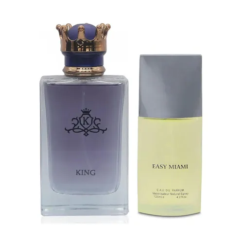 Vista 19 de King&1 Billion Lucky Men Colonia Set Eau De Parfum Spray para hombres, notas afrutadas enriquecidas por una fuerte fragancia a base de madera, ideal