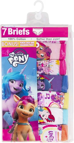 Vista 4 de My Little Pony - Pantaletas para niñas paquete surtido