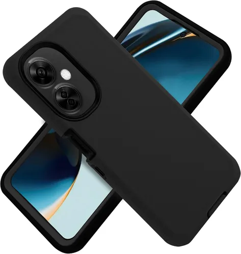 Vista 7 de Jackpotwireless - Funda para OnePlus Nord N30 5G, de cuerpo completo, resistente, de doble capa, a prueba de golpes, con soporte y protector de Negro