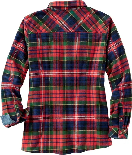 Vista 2 de Legendary Whitetails - Camisa de franela estilo leñador, para mujer