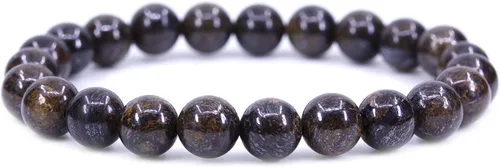 Vista 106 de Amandastone Pulsera elástica de cuentas redondas de 0.315 in con piedras preciosas naturales de 7 pulgadas