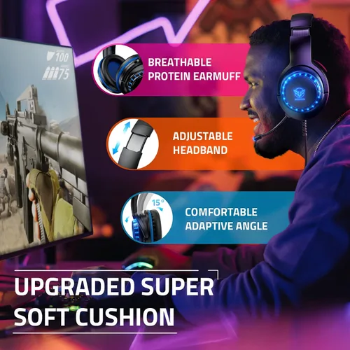 Vista 5 de PACRATE H-11 - Auriculares para videojuegos