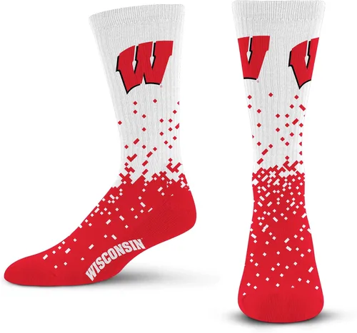 Vista 18 de For Bare Feet Calcetines de la NCAA para niños y niñas, unisex, Spray Zone Crew, para jóvenes