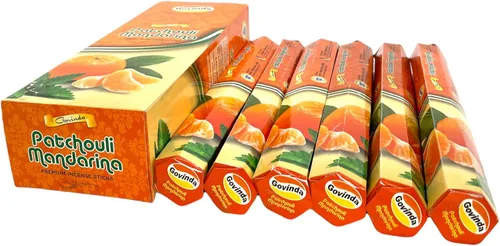 Vista 12 de Govinda – Incienso – Aqua Fresh – 120 varillas de incienso, incienso premium, revestimiento de masala