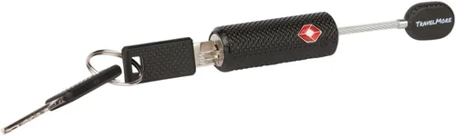 Vista 5 de Cerraduras de equipaje aprobadas por la TSA con llaves para viajes Candado de llave flexible ultra seguro y material de aleación de zinc de metal