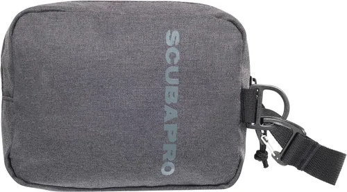 Vista 2 de SCUBAPRO Definition Mask 2 - Bolsa de buceo con correa para equipo de buceo, tela gris de dos tonos reciclada de primera calidad