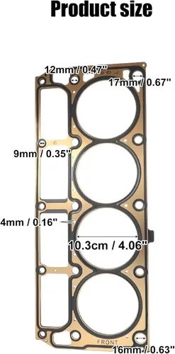 Vista 5 de uxcell Junta de culata No.12589227 para Cadillac Escalade 2002-2013 para Chevrolet Silverado