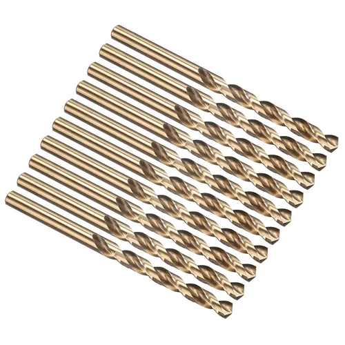 Vista 57 de PATIKIL Broca Jobber de 0.039 in, vástago recto M35 cobalto 5% acero de alta velocidad 135° acabado dorado para metal duro de acero inoxidable - 2
