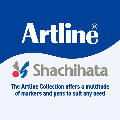 Vista 7 de Artline Marcadores de punta larga para agujeros profundos, 0.039 pulgadas Negro