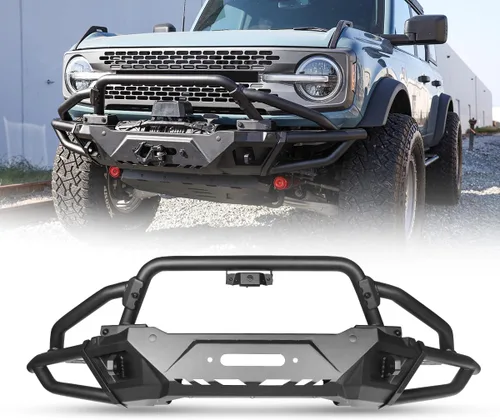 Vista 9 de ROXX Protector de Parachoques Trasero Compatible para Ford Bronco 2021 2022 2023 2024 2025 (Excluyendo Bronco Sport), Protector de Parachoques