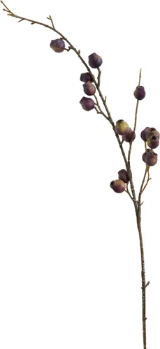 Vista 14 de FiveSeasonStuff Tallo de bayas artificiales de musgo antiguo, 35 pulgadas