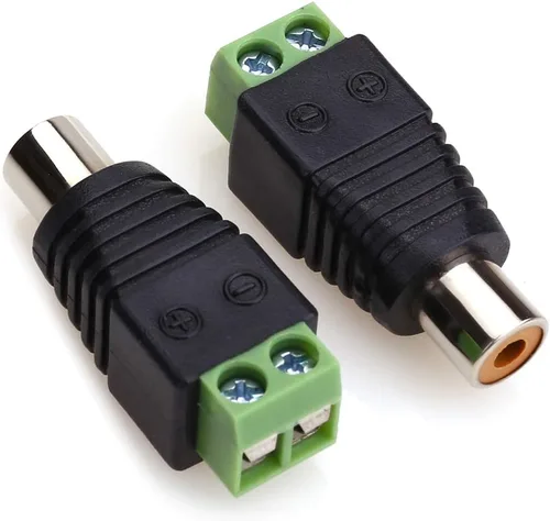 Vista 13 de Moborest - Adaptador de conectores RCA de audio/phono, chapado en oro