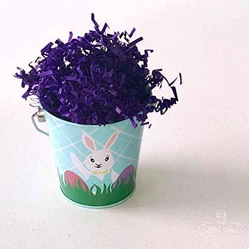 Vista 6 de Relleno de papel de corte arrugado para embalaje y llenado de cestas de regalo (0.5 libras), rosa