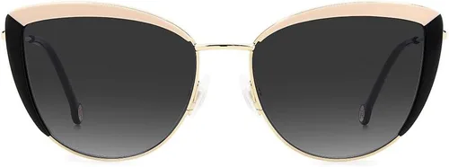 Vista 2 de Carolina Herrera HER 0112S Oro NegroGris Oscuro Sombra 5817145 Mujeres Gafas de sol