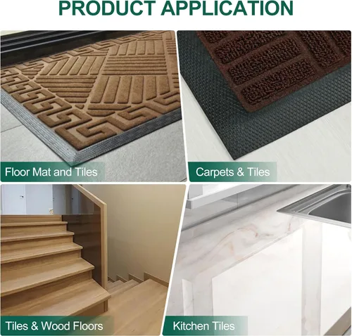 Vista 7 de uxcell Tira de transición de suelo autoadhesiva, tira de cubierta de puerta laminada de PVC de 3 pulgadas de ancho para puerta de menos de 3 Blanco