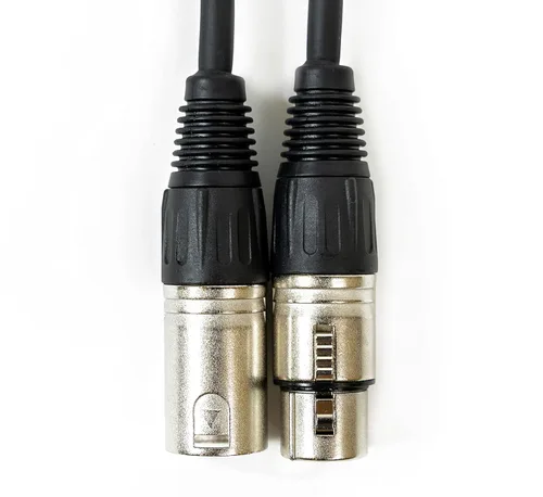 Vista 6 de Gearlux Cable DMX, 3 pines, macho a hembra, 3.2 pies - paquete de 10