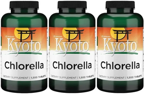 Vista 2 de Swanson Chlorella 194 mg, vegetariana, 1500 comprimidos, paquete de 2