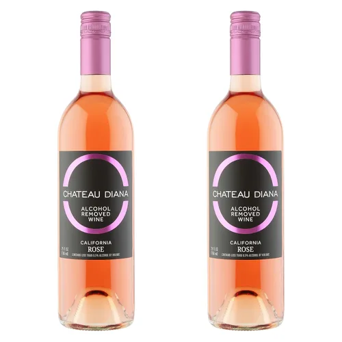 Vista 4 de Chateau Diana Zero - Alcohol Removed California Rose Wine (1x 750 ml.)
