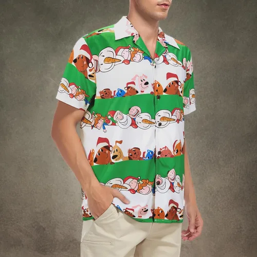 Vista 122 de Camisa hawaiana para hombre, con estampado floral, cómoda, con botones, casual, manga corta, ropa de playa para hombre