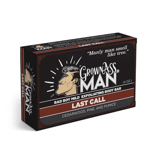 Vista 4 de Grown Ass Man Co. Paquete de baño completo para hombres, barra de champú, barra acondicionadora y barra corporal, rica espuma con aceites naturales