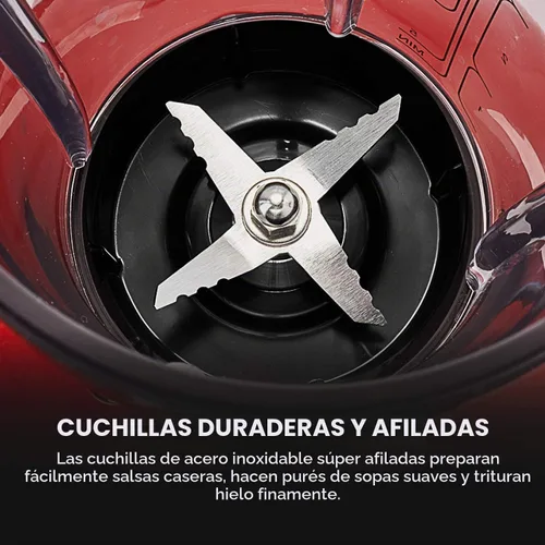 Vista 6 de Ballarini Tesoro - Batidora de encimera - Rojo cereza, fabricada en Italia