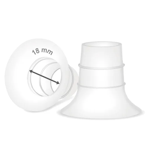 Vista 16 de Maymom Insertos de brida de 0.512 in para Medela, Spectra 0.945 in Shields/Flanges, Momcozy/Willow Wearable Cup. Compatible con Medela Freestyle