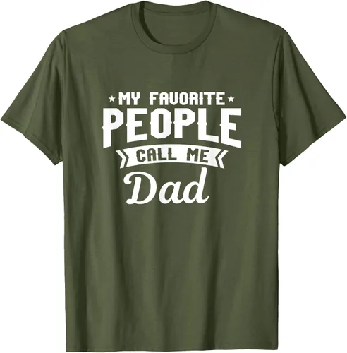 Vista 42 de My Favorite People Call Me Dad - Camiseta divertida, Negro, S