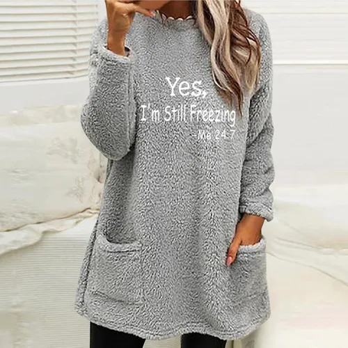 Vista 2 de babysbule Oversized Sweatshirt For Women Trendy Waffle Long Sleeve Pullover Lightweight Hoodies Womens Fall Fashion 2023