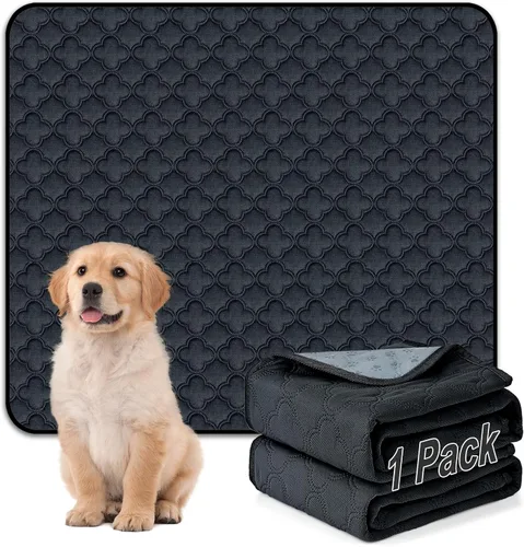 Vista 36 de FunFurry Forro lavable para jaula de conejillo de indias, paquete de 4 almohadillas reutilizables y lavables, ropa de cama impermeable para Azul