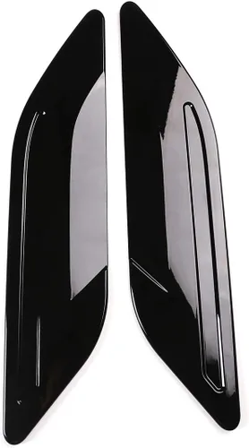 Vista 2 de YIWANG Cubierta cromada ABS para campana de ventilación, listón de aire, 4 piezas para Land Rover Range Rover Evoque (L551) 2019 2020 Accesorios