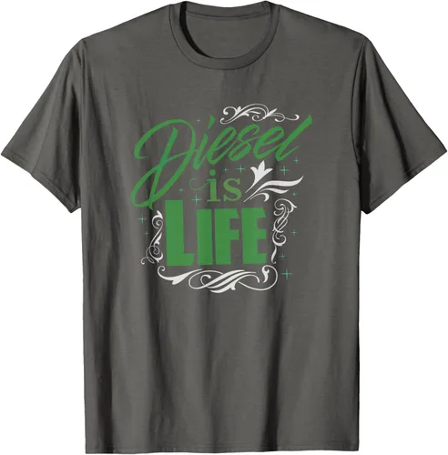 Vista 31 de Diesel is Life Roll Coal Diesels Truckers Smoke Camiseta Negro