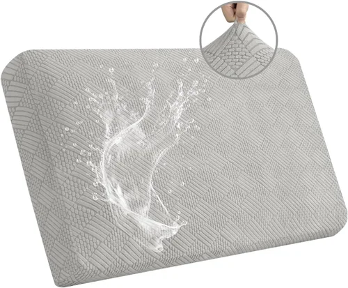 Vista 17 de Easy-Going - Fundas impermeables para cojines de sofá y sofás, funda de asiento de sofá de jacquard elástico de repuesto para perros, mascotas