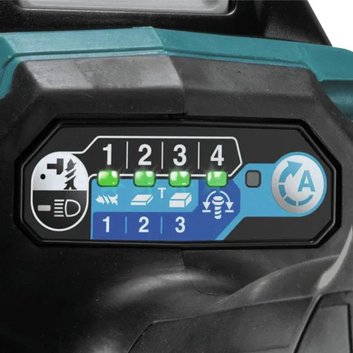 Vista 3 de Makita Xgt 40V Max desarmador de impacto de 4 velocidades, sólo la herramienta