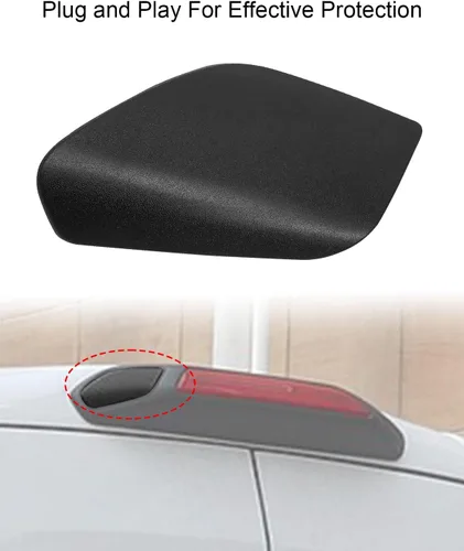 Vista 3 de Tercera cubierta de luz de freno para Ford Transit T150 T250 T350 2018 2019 2020 Reemplazo K4Z13A613AE JK4Z13A613AF, negro mate LH Driver y pasajero