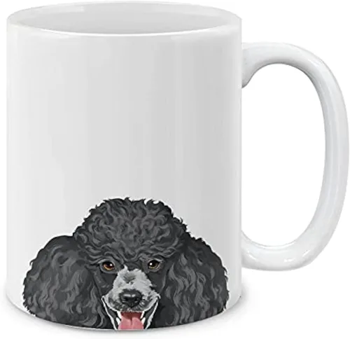 Vista 5 de MUGBREW Akita Inu Puppy Dog - Taza de café de cerámica, 11 onzas