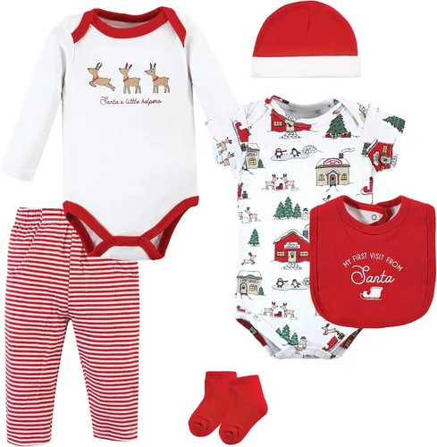 Vista 34 de Hudson Baby Juego de canastilla de algodón unisex para bebé Arcos de ballet Bunny