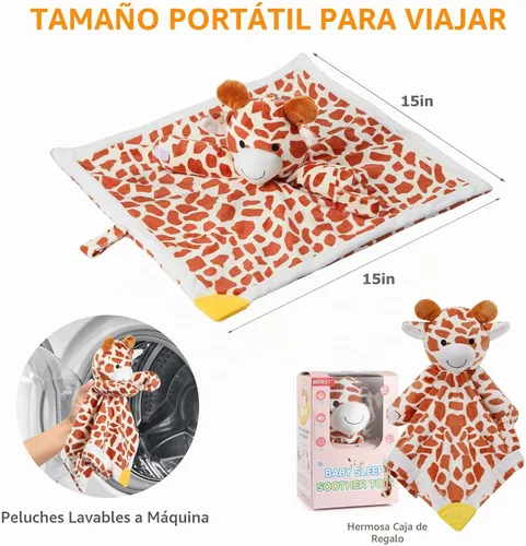 Vista 8 de BEREST Chupete de amor para bebé con sonido de sueño, ruido blanco recargable y latido de cuna con sensor de llanto para la rutina de la siesta