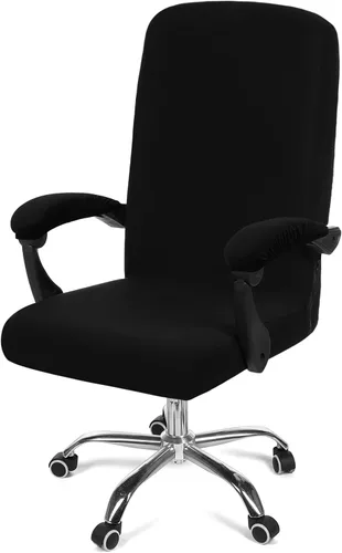 Vista 29 de Smiry fundas elásticas estampadas para silla de oficina de computadora, fundas universales para sillas giratorias de escritorio, extraíbles