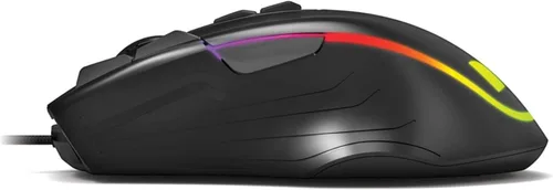 Vista 3 de Monster Ghost 2MNGM0306B0L2 - Ratón ergonómico con cable para juegos para PC, color negro