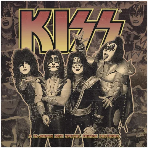 Vista 9 de Calendario de pared KISS 2022, 12 x 12 pulgadas, mensual (DDD71128)
