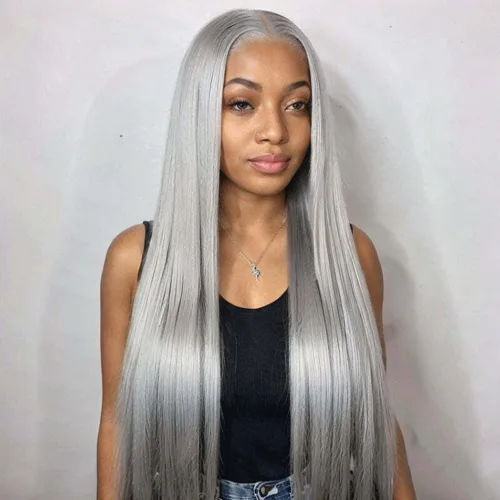 Vista 25 de Peluca de cabello humano lacio marrón con reflejos de 13 x 4, peluca frontal de encaje transparente #4, peluca corta Bob para mujeres negras