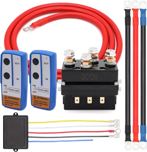 Vista 11 de Relé de contactor solenoide de cabrestante de 12V 500A para cabrestantes ATV UTV de 8000lbs-17000lbs