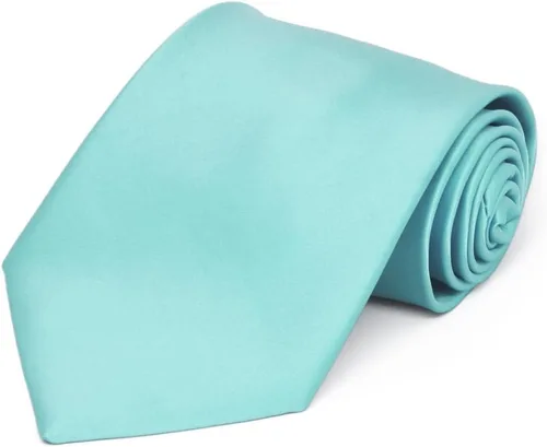 Vista 25 de tiemart Corbata de color sólido prémium Negro