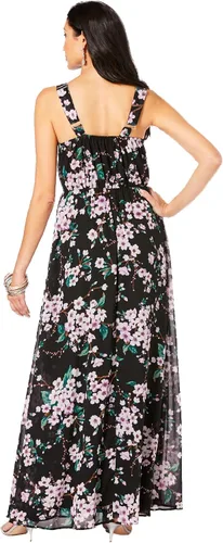 Vista 3 de Roamans Vestido romántico con volantes para mujer de talla grande
