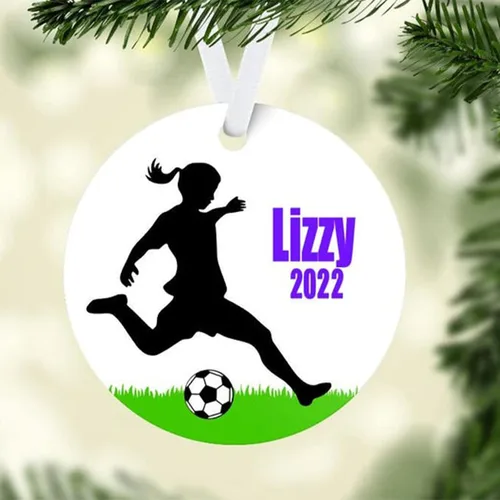 Vista 9 de Touber Adorno de Navidad personalizado para niños, adorno personalizado de recuerdo de ballet de bailarina