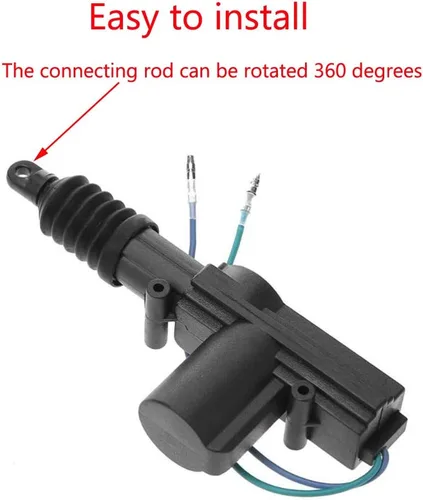 Vista 6 de ESUPPORT Motor resistente universal del alambre 12V del alambre 12V del actuador de la cerradura de puerta del poder más elevado del coche